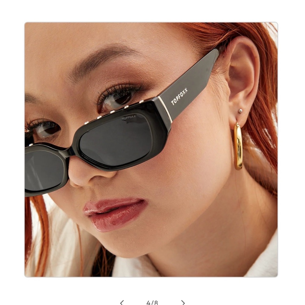 Topfoxx rectangular black sunglasses - Picture 4 of 5